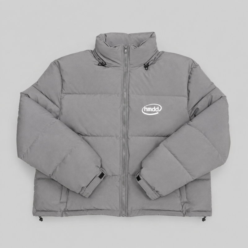 HMDD grey puffer jacket