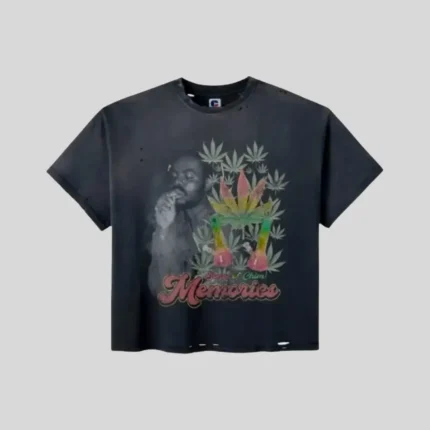 HMDD Memories Vintage Graphic Oversized T-Shirt in faded black featuring vintage Memories artwork with oversized streetwear fit.